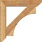 Ekena Millwork Westlake Slat Rough Sawn Bracket w/ Offset Brace, Western Red Cedar, 6"W x 28"D x 28"H BKT0604X28X28WTL06RWR - alternate 2